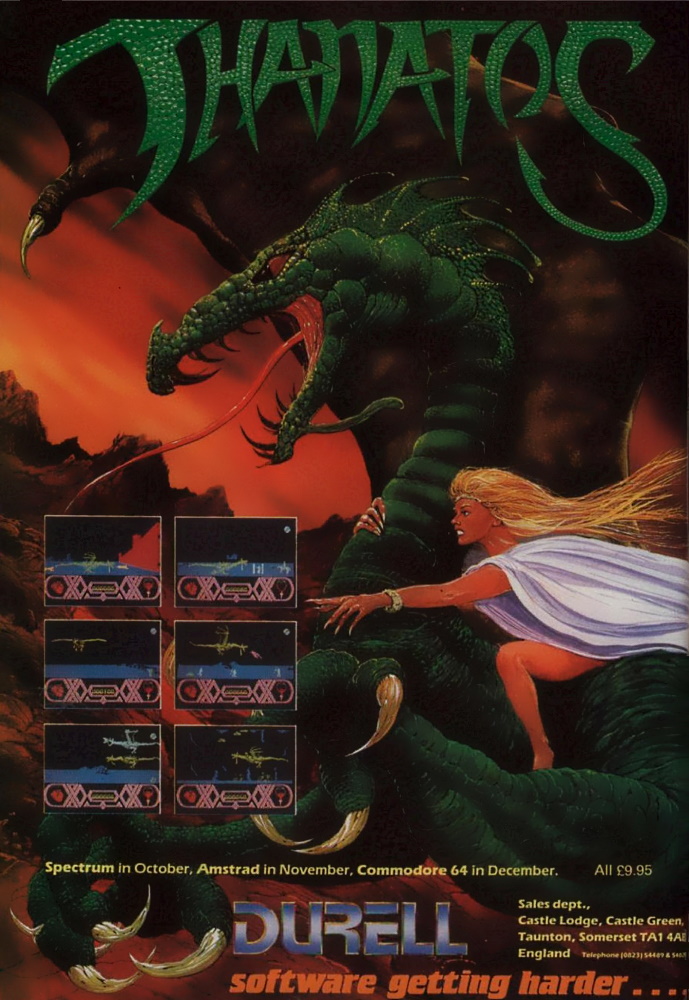 ManxRetro's tweet photo. Game: Thanatos
Media: Magazine advert
Year: 1986
Platform: C64 | ZX Spectrum | Amstrad

Buy this historic game at: https://t.co/DSLcay3M1g

#retrogames #retrogaming #retro #GamersUnite #retrogamer #C64 #C64Retweets #ZXSpectrum #DurellSoftware https://t.co/Tg2FkCirtO