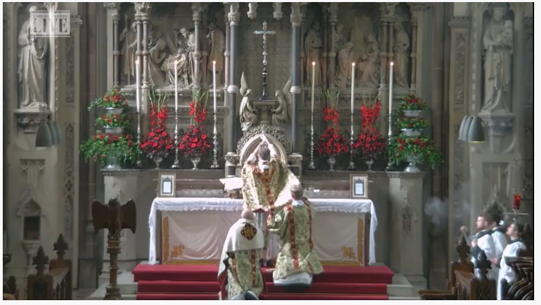 latinmassuk's tweet photo. Holy Mass LIVE @LiveMassFSSP from St Mary's Warrington 🙏🏼
Join our conference 👉🏼
https://t.co/ED2dB0jeeC
#lmslive https://t.co/fYBhpdlcc4
