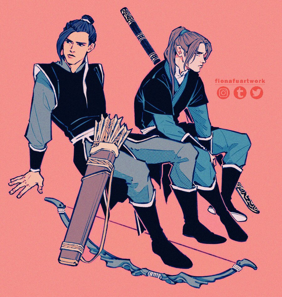 fionafuartwork's tweet photo. #fengxin #muqing #fengqing #tgcf #HeavenOfficialsBlessing what a pair, love them. https://t.co/H0TXCfG5D3