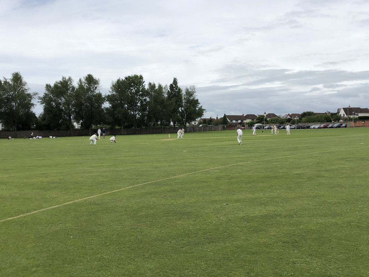 MarkFrostsport's tweet photo. #FirstBallBack @penarthcricket https://t.co/nBQfVE9F9h