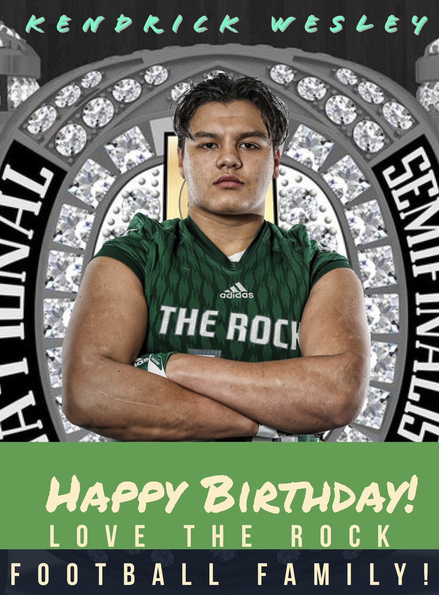PSteel78's tweet photo. Happy Birthday to @SRURockFB TE @KendrickWesley3 ๐๐๐ #HBD #RockTEs #RockNation #2020Vision https://t.co/0ZAgn5s5rq