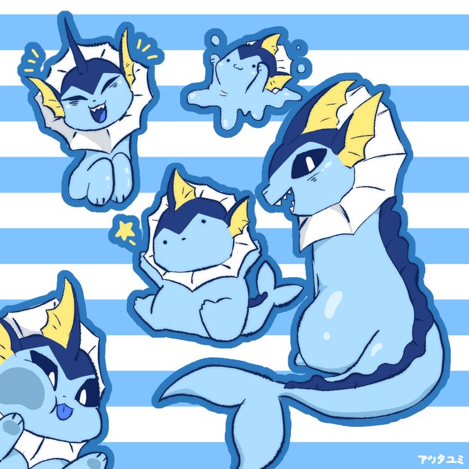 シャワーズのtwitterイラスト検索結果