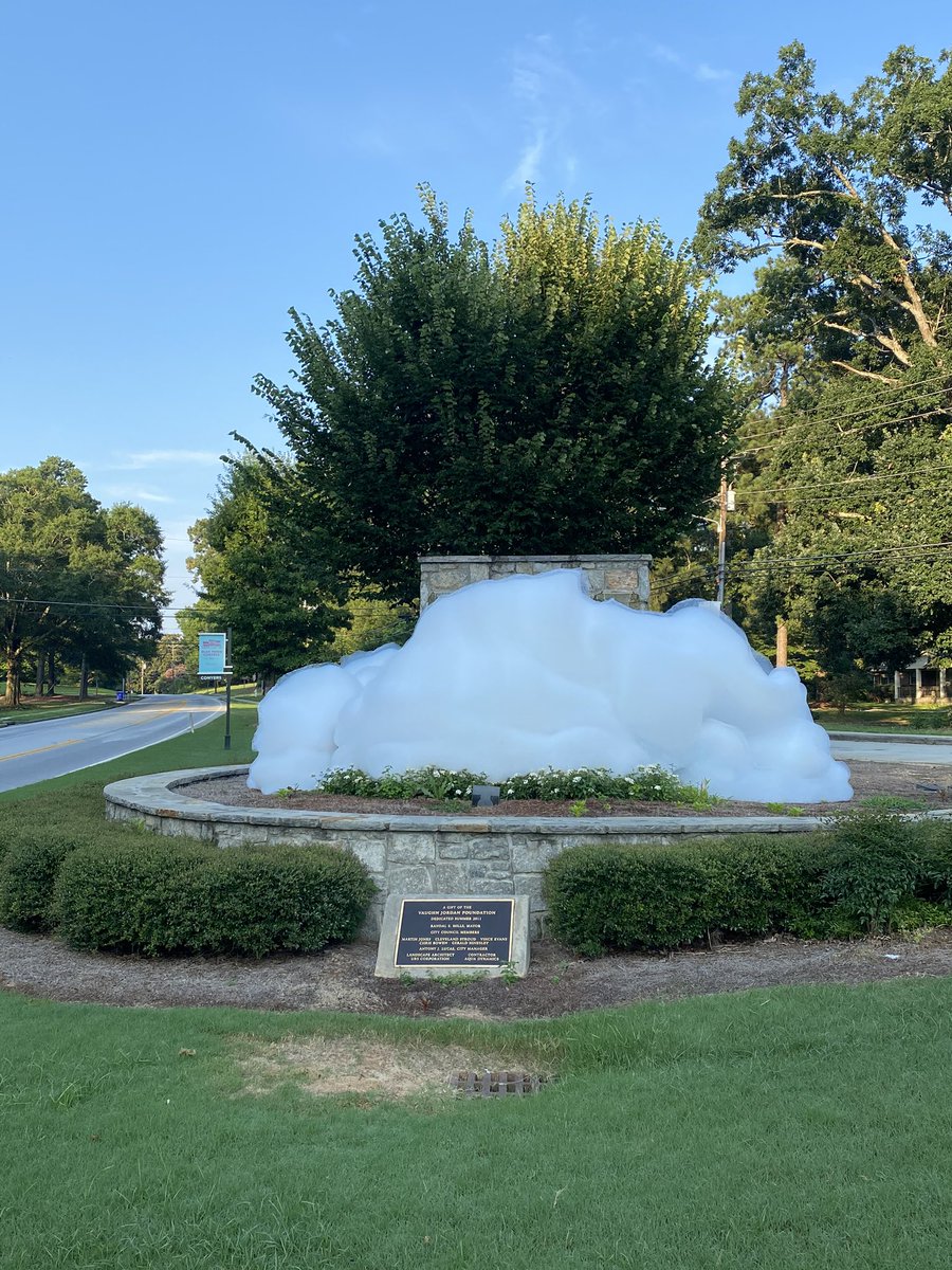 CityofConyersGA's tweet photo. 🤔Hmm, we might be in the running for the community’s largest bubble bath! 🛁 #conyers #conyersga #bubbleseverywhere https://t.co/51izNLppQQ