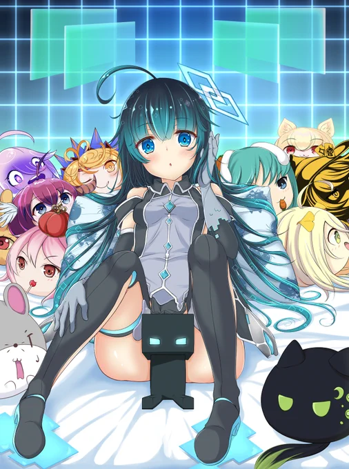 #女の子のイラストだけで興味を持ってくれる方へ届け
私の絵柄が刺さってくれる方がいたら嬉しい...!! 