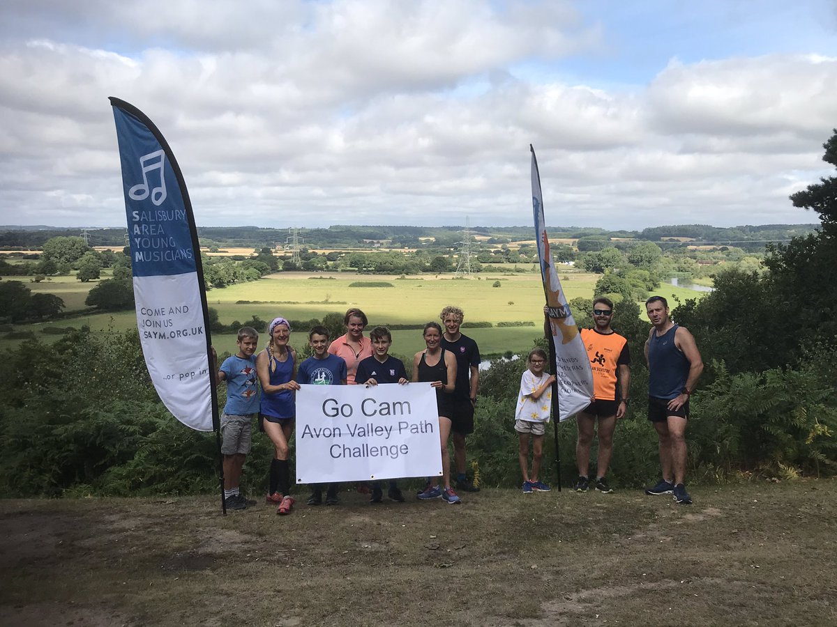 NealJacobs13's tweet photo. @polly_jacobs, Cameron and friends now over half way #AvonValleyPathChallenge #LetTheMusicPlay #running #Salisbury #inclusion #music #AutismAwareness #SAYM https://t.co/b8oJSjFUtT https://t.co/shRtJxu2AK