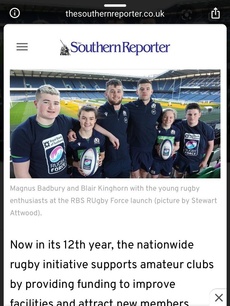 <a href="/SReporter/">Southern Reporter</a> I think the photo captions you were looking for could be:

“4 senior international rugby players with the young rugby enthusiastis...”

Or

“Sarah Denholm, Magnus Bradbury, Blair Kinghorn and Rachel McLachlan  with the young rugby enthusiasts...”

🤷‍♀️