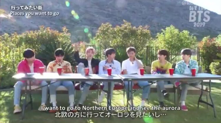 1. They said they’d like to visit Northern Europe to see the Aurora Borealis, which you can actually see from some parts in Scotland more specifically the Highlands and our Scottish isles (as shown below in next tweet)