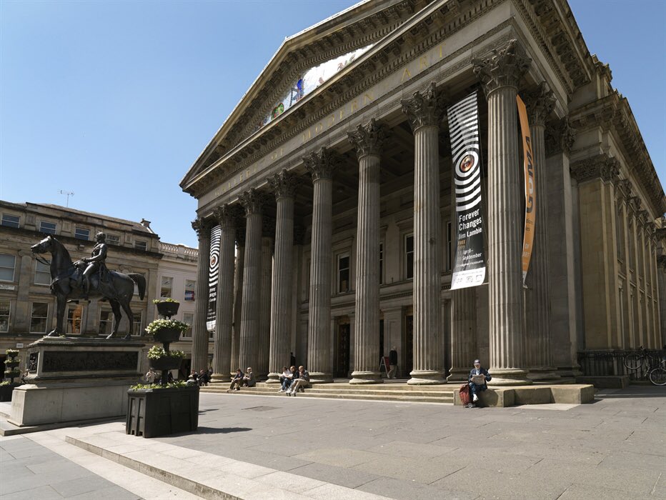 The Gallery of Modern Art also in Glasgow and is Scotland’s most visited art gallery.
