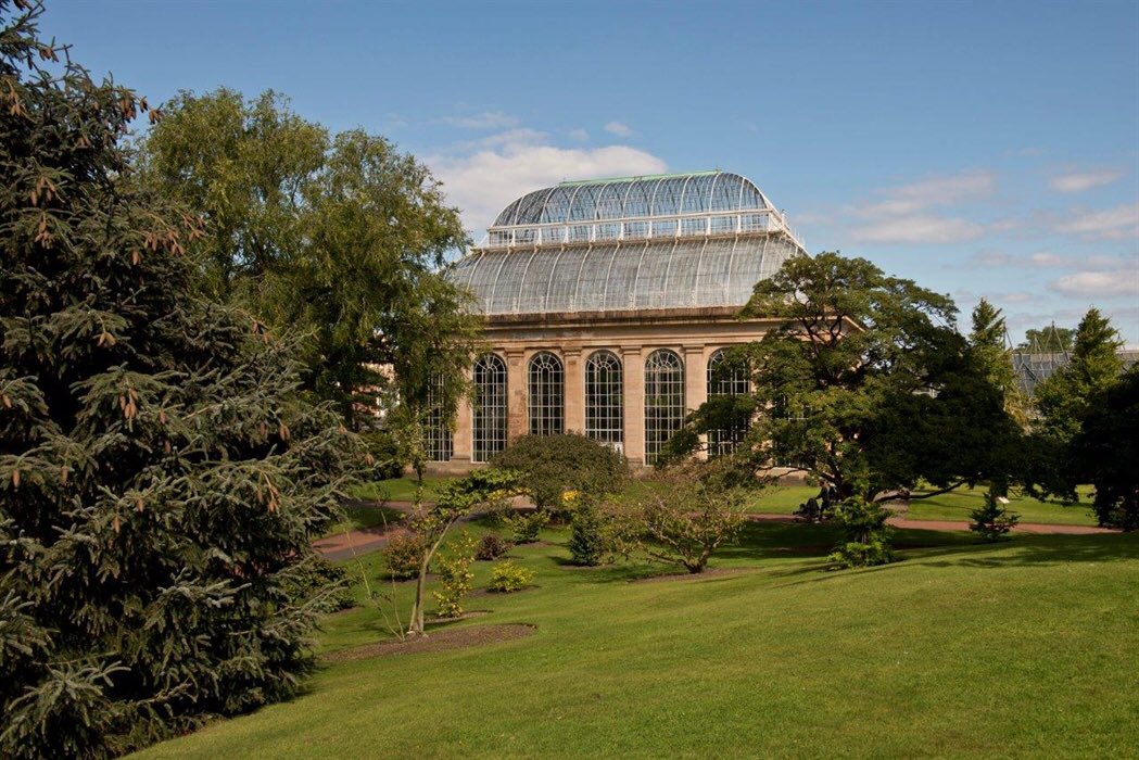 The Royal botanic gardens in Edinburgh