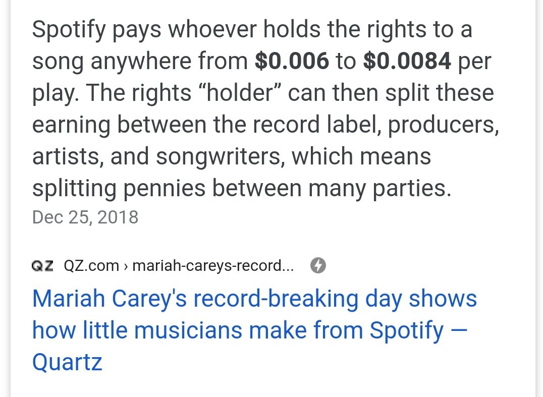 HereForTheShit2's tweet photo. @TRAPTOFFICIAL In case anyone was wondering how much artists make off streams. 

500,000 streams x .006 = $3000.

600 copies at 9.50 = $5700.

$8700 split between a lot of hands for several months of work.

Let your bandmates know I'll pay them a lot better if they need work. https://t.co/VkwXj7DtMn