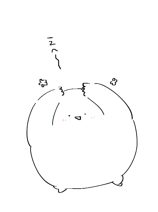 これはなでなでされてうれしい余韻をかみしめるもち倉 