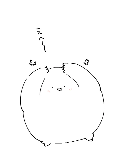 これはなでなでされてうれしい余韻をかみしめるもち倉 