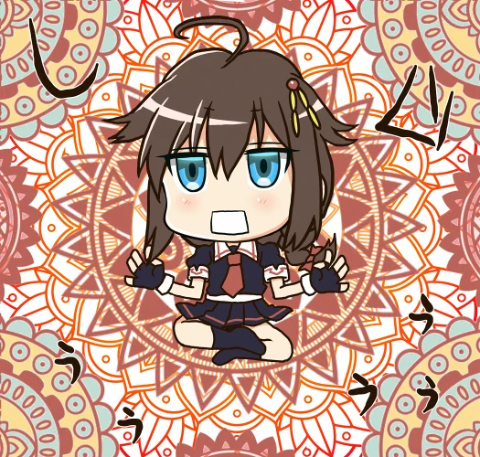 しぐっ>Σφ三φ三φ三φ(:3」∠)_ #女の子のイラストだけで興味を持ってくれる方へ届け #ジト目  #血を見ない程度のヤンデレ 