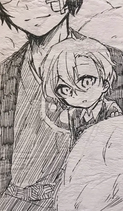 友人が名刺サイズの紙いっぱいくれたのでらくがき 