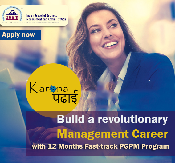 isbma's tweet photo. Build the revolutionary Management Career with 12 months PGPM Program at ISBM.
#KaronaPadhai #PGPM #postgraduate #Management #onlineisthenewoffline #stayhome #staysafe #virtualstudy #online_learning #smart_learning #upskill #stay_updated #ISBM
For more https://t.co/59Yyw2yUOU https://t.co/CAuhGw4P9d