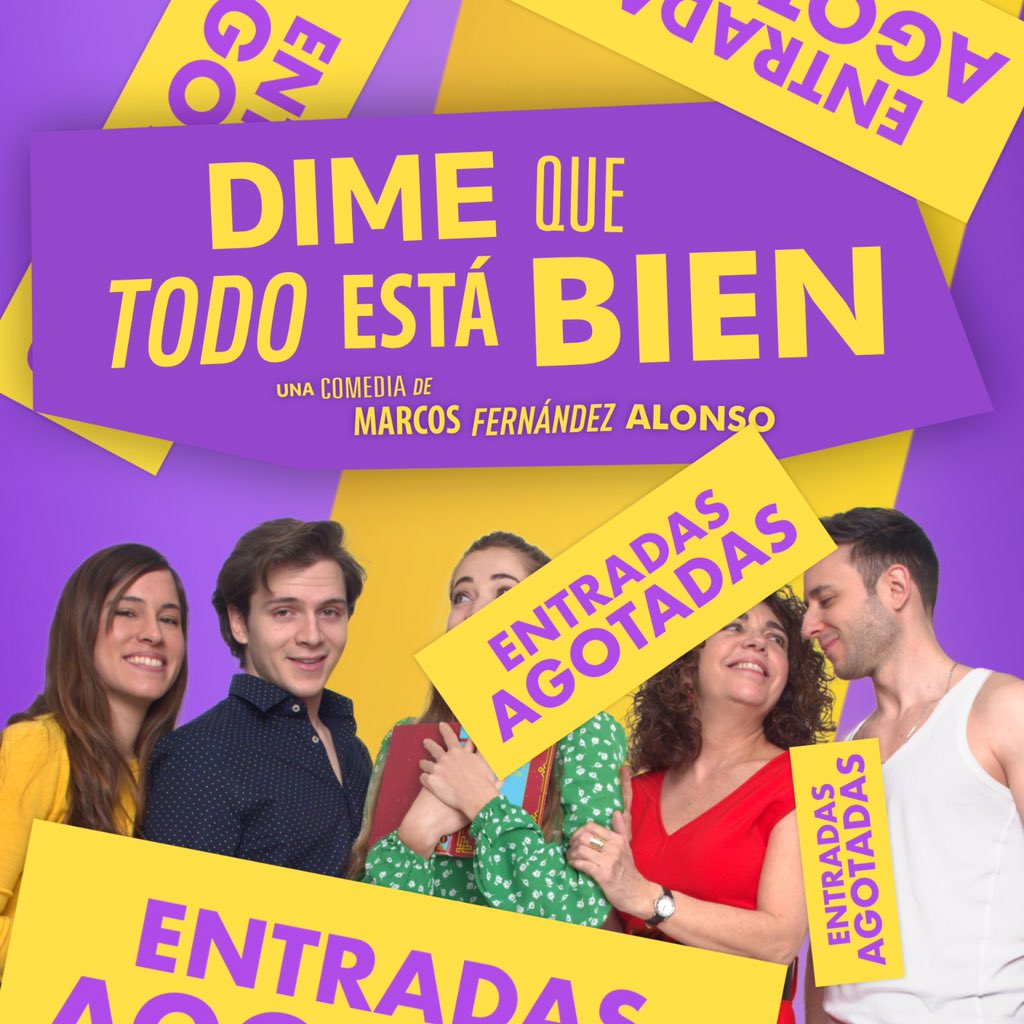 Por tercera semana consecutiva, TODO VENDIDO para OFF, hoy sábado, y DIME QUE TODO ESTÁ BIEN, mañana domingo. No podíamos esperar mejor retorno. ¡¡Gracias😍!!

Consulta nuestra programación para las próximas semanas en nuevenorte.com