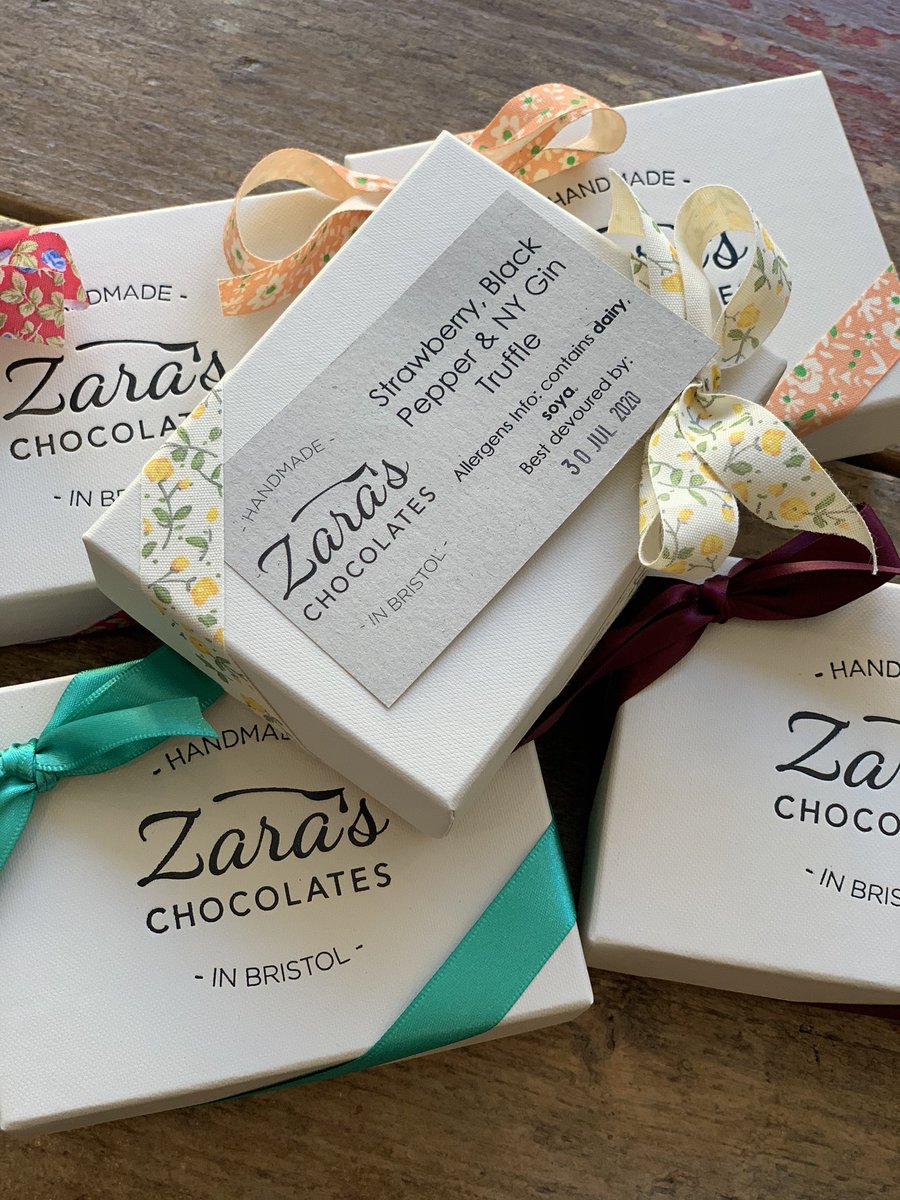 We have a few more boxes of these delicious ‘NY’ truffles available! Open for shopping until 5pm 🍸@ZarasChocolates