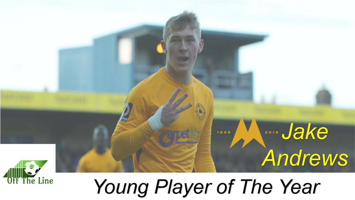 OffTheLineBlog's tweet image. Your @TheVanaramaNL young player of the year with 35.4% of the Votes is @TUFC1899 midfielder @jake_andrews1. 

@BOREHAM_WOODFC striker Kabongo Tshimanga is runner-up with 34.3% of the Votes. 

#TUFC #WeAreTheWood