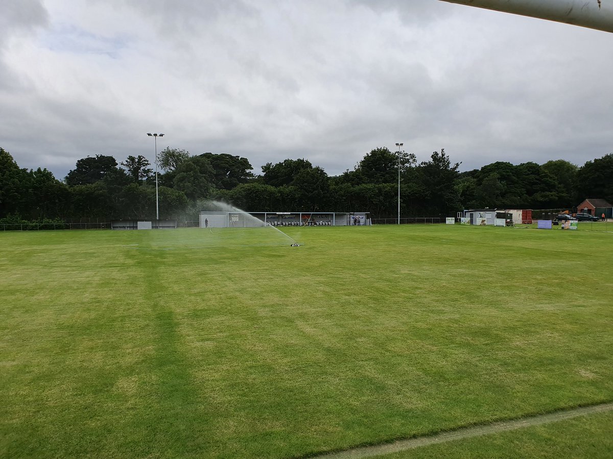 Football is back! The pitch is looking class. See you all soon ⚽️⚽️⚽️