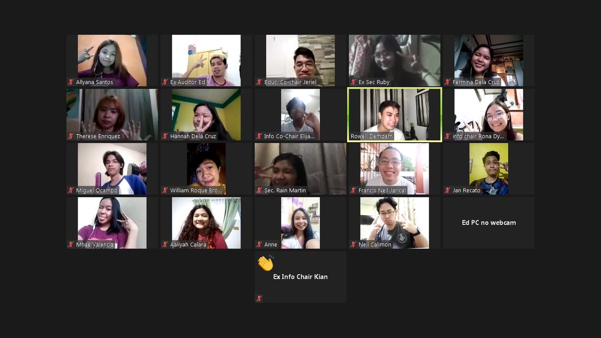 iRISEMHPNHS's tweet photo. New normal, but same fire.

The iRISE gets ready for the New Normal as it holds the first virtual meeting about the calendar of activities for the upcoming school year together with the former officers, new set of officers, and their adviser.

#iMEET
#iPREPARE
#iRISE https://t.co/HQ6K0Tfez0