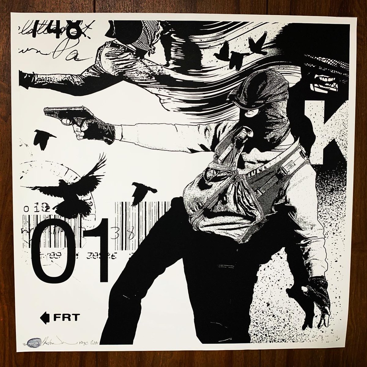 rj_graphics's tweet photo. むちゃ格好いい ^ - ^
#wkinteract #nyc #グラフィティ #graffiti #デザイン #design #シルクスクリーン #silkscreen #プリント #print #ポスター #poster #japan https://t.co/xl409CO1DE