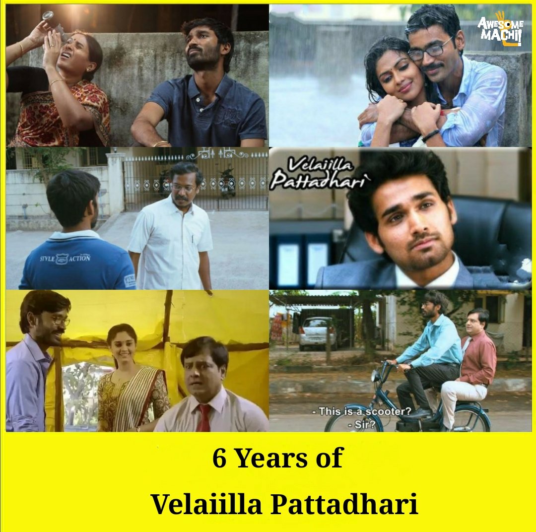 AwesomeMachi's tweet photo. 6 Years of VIP Raghuvaran🔥
@VelrajR @dhanushkraja @Amala_ams @saranyaponvanan @thondankani @Actor_Vivek @amitashpradhan @anirudhofficial @wunderbarfilms #6YearsOfBlockbusterVIP #6YearsOfVIP https://t.co/kCBZN0S4sQ