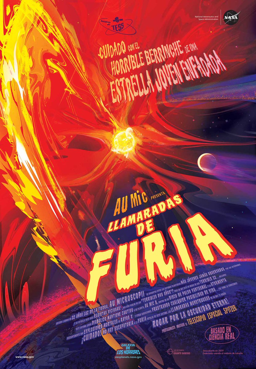 A Spanish language version of the Flares of Fury poster saying LLamaradas de Furia