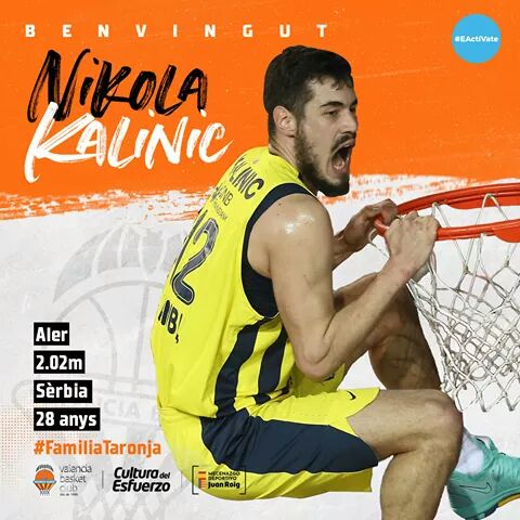 ✍️ Valencia Basketbol, Fenerbahçe Beko'dan Nikola Kalinic ile 1 yıllık sözleşme imzaladı...