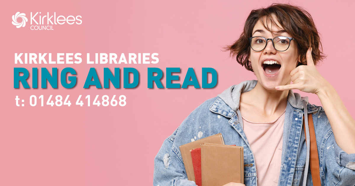 KirkleesCouncil's tweet photo. Our Ring and Read offer starts on Monday! ☎️ 📖   Give @KirkleesLibrary a call and book your collection slot at our specified libraries.  Your favourite titles await! #MyLibraryAndMe https://t.co/s9xwB4DIV5 Further locations coming soon! https://t.co/wMtFKBTQZF