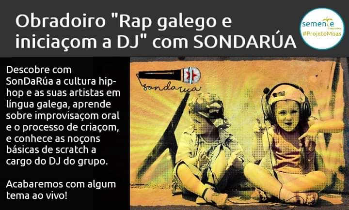 SementeCompos's tweet photo. O crowdfunding do #ProjetoMoas vai acabar! 
Escolhe a tua recompensa!
Precisamos um último esforço!

Olha as recompensas do #ProjetoMoas
OBRADOIRO RAP GALEGO E INICIAÇOM A DJ com @SonDaRuaGZ
Aqui👇🏽 
https://t.co/F94ztLkHPN

Sementa connosco! 🌱
Será polas mil primaveras mais!✊🏼 https://t.co/uVPzeUTEHX