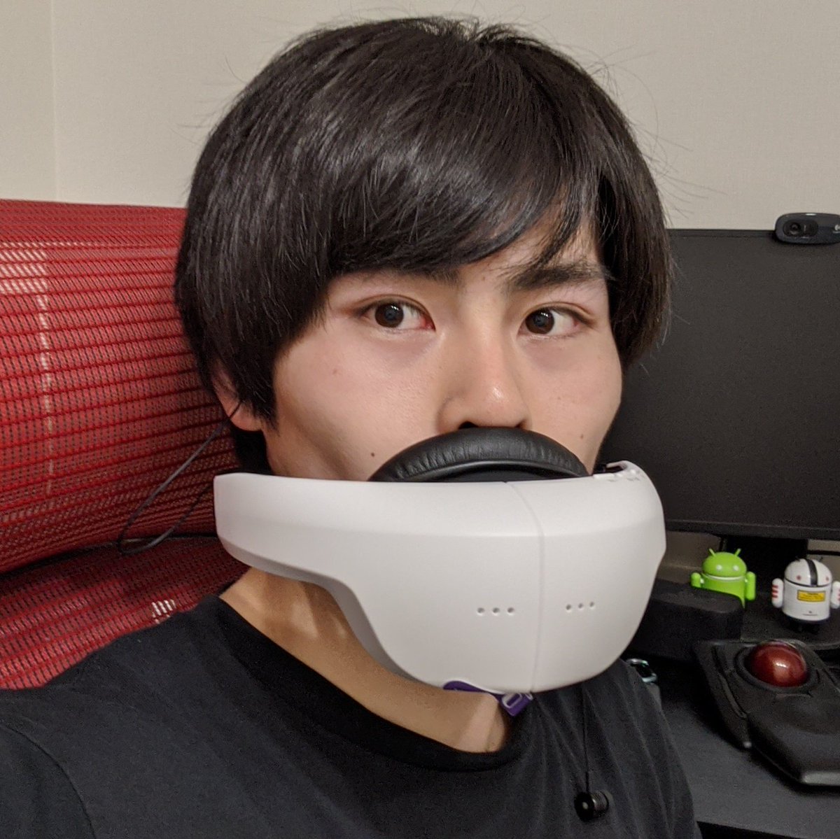 noumi0k's tweet photo. Hashme届いた!!!!!
マスク部分がデカすぎて目立つので、次バージョンでデザイン改革に期待🔥
#Hashme #ハッシュミー #クラウドファンディング https://t.co/wxDP3VeYg0