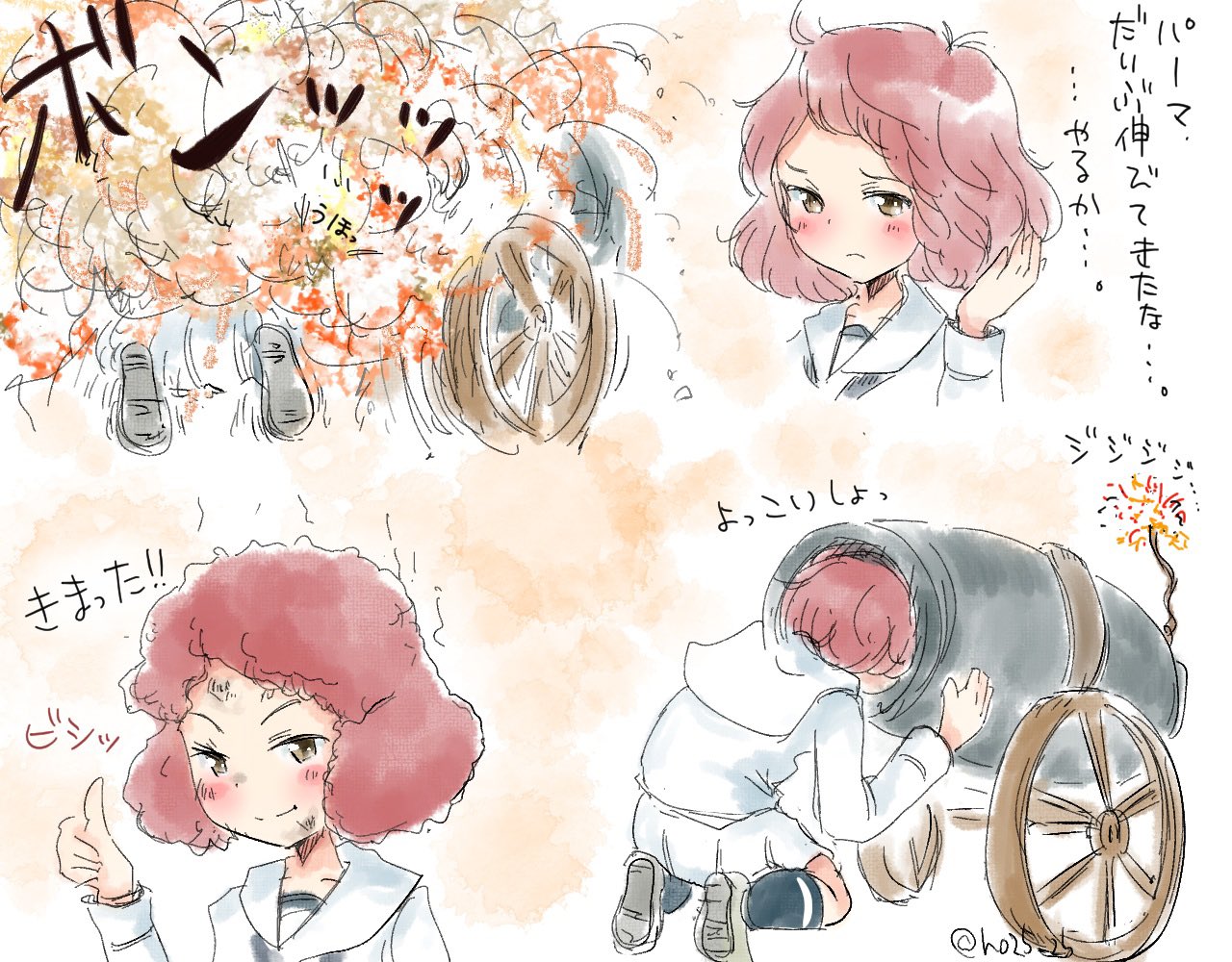 腐乱臭デスおじ 仮 على تويتر お題 ラム ガルパン版深夜のお絵描き60分一本勝負 ガルパン版深夜のお絵描き60分一本勝負 0718