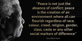 IWPGSouthAfrica's tweet photo. "Peace is not just the absence of conflict; peace is the creation of an environment where all can flourish regardless of race, colour, creed, religion, gender, class, caste or any other social markers of difference"
Nelson Mandela #religiousfreedominsouthkorea #67Minutes #COVID19 https://t.co/DbRQO4Vt4A