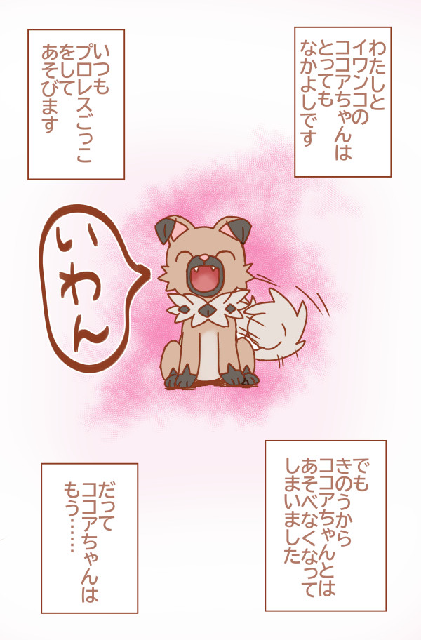 進化した愛ポケになじめない4歳児と賢いルガルガン
#ポケモンと生活 