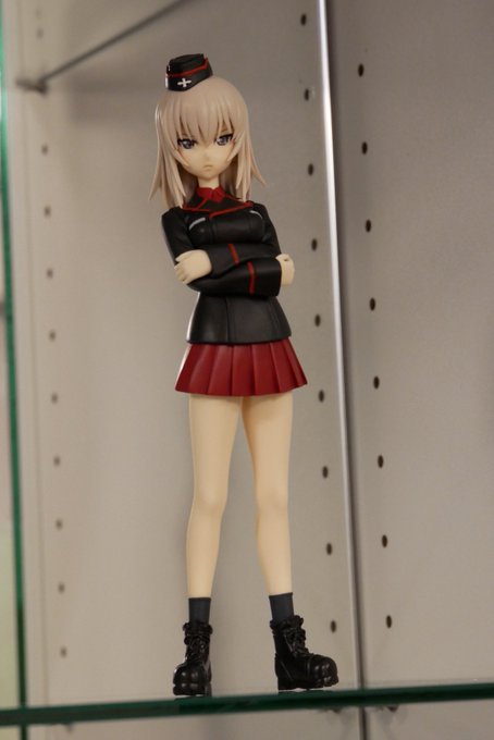 キャラグミン 逸見エリカ完成。ポイント塗装だけだけど良い感じになった 