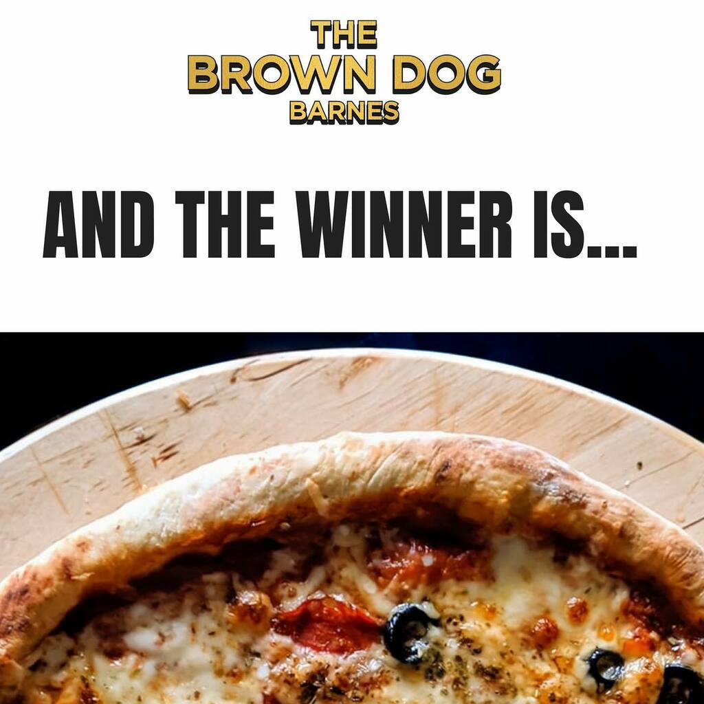 browndogbarnes's tweet photo. Thank you to everyone who entered our name a pizza competition.  We had 52 fabulous entries, but the winner was Hannah Cameron aka @hfc_london with her entry “Everyday I’m Truffling”. The prize topping was Sliced mixed mushrooms, truffle oil, fior di lat… https://t.co/AfPNLHxi9F https://t.co/Hj4vP9kXnC