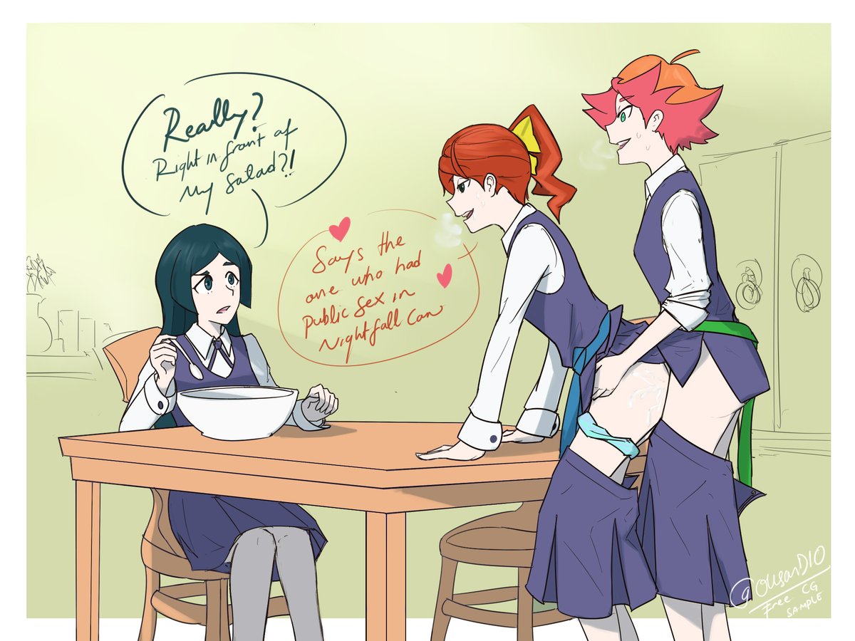 oidnasko_1's tweet photo. Horny today , arent we ?
#lwa #lwa_jp #Hamanda
here , free CG sample of hamanda fanbook in these so called Hamanda week https://t.co/dFCm4p1oI1