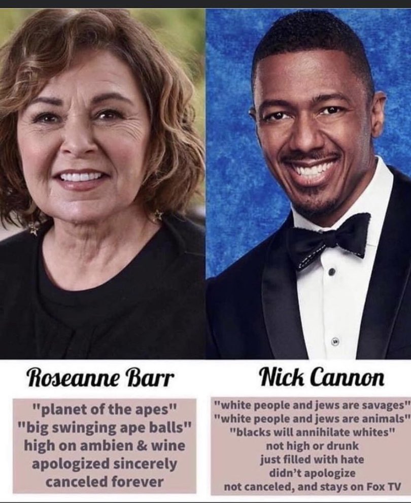 jbrien1965's tweet photo. I guess Nick Cannon’s attack on white people or different religions other than his is okay? Example of how black supremacy is just as dangerous as white supremacy. We are here on earth to make a life together. Go rest your sick mind. #talentless & easily #forgetable https://t.co/ApWwplSkgc