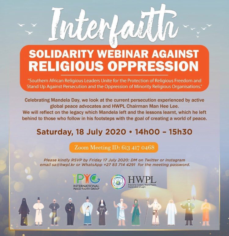 dinas777's tweet photo. Strength in unity, standing for Religious Freedom as we celebrate Madiba today #67minutes #religiousfreedominsouthkorea https://t.co/HQC5h4Okpx