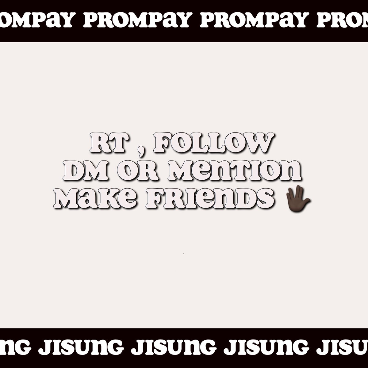 ˖  ♟ ˙  𓈒

                𝕻rompay 𓎭 𝕵isung *
   𓈒 20 ᚕ 02 ˙   ˓ แลกฟอล ‡ ตามทัก ˒

、ยพท ลฟตท