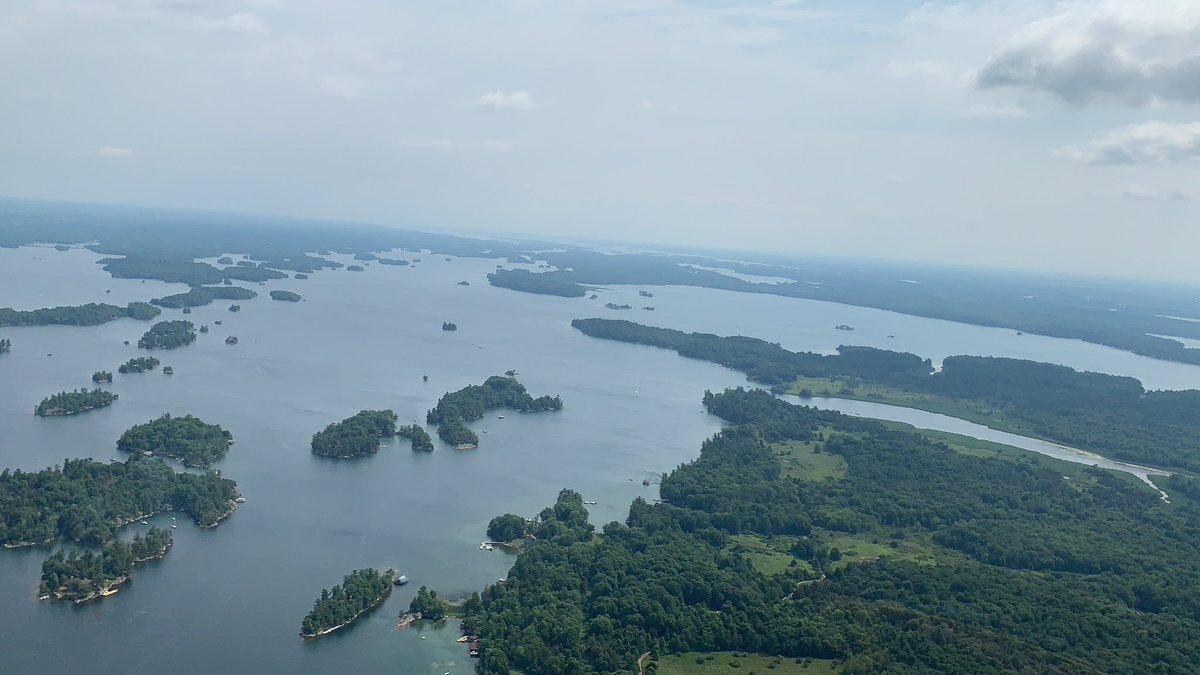 1000 Islands region is spectacular! Was a pleasure speaking w/Dave Kouri (<a href="/fly1000islands/">1000 Islands Heli</a>) &amp; Amy Kirkland (<a href="/GananoqueChamb/">1000 Islands Gananoque Chamber of Commerce</a>) re local tourism - its challenges &amp; opportunities. Pilot Bill Fox, CSJ students Paige &amp; Kiana, &amp; I got the best view of paradise from above 🚁 #SupportLocal