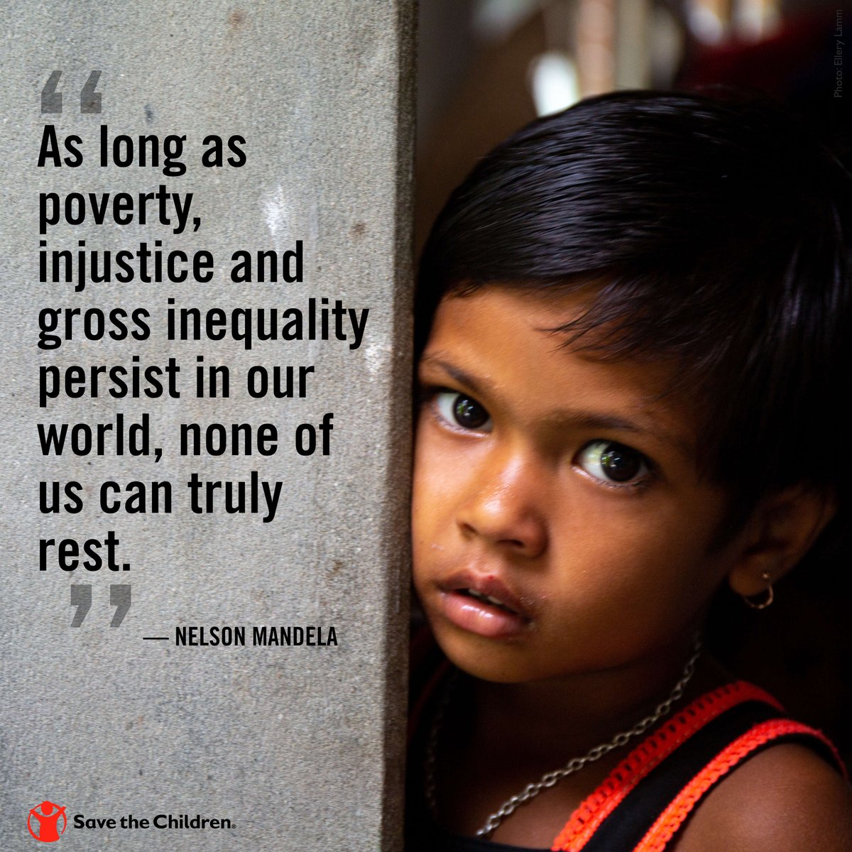 SavetheChildren's tweet photo. Today and everyday, we work to make the world a better place for kids.

On #MandelaDay, we encourage you to recognize your own power to make an imprint and change the world for the better.  ❤️ https://t.co/uyCLSfkrWp