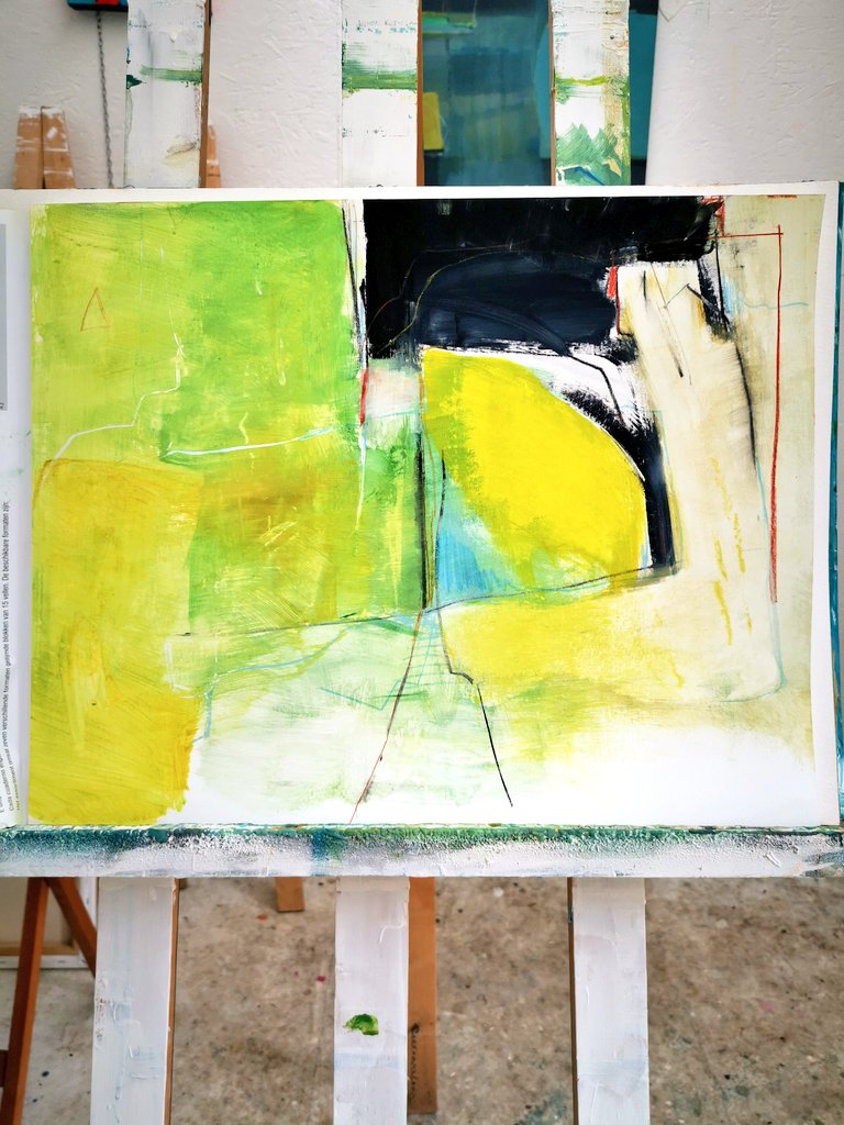 leylamurr's tweet photo. Lemmony day #alwayspaint #abstractart #abstractpainting #ArtistOnTwitter #art #ArtistoftheSummer https://t.co/mwLRGlQGSP