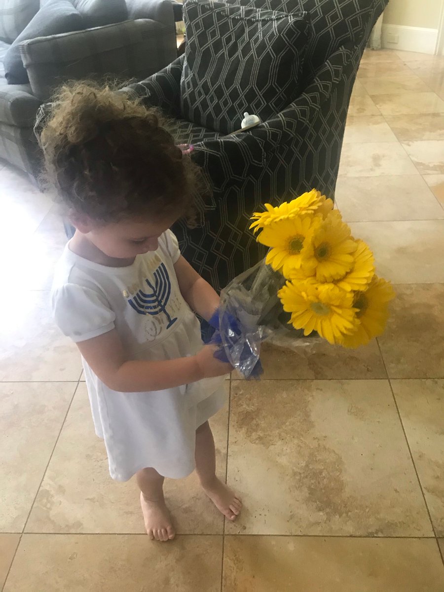 Beautiful flowers from some sweet patients. They brought them as a thank you for helping take care of an eye emergency during lockdown. Watching these patients grow to young adults has been such a privlege. .  #vlcchampions #visiontherapyworks