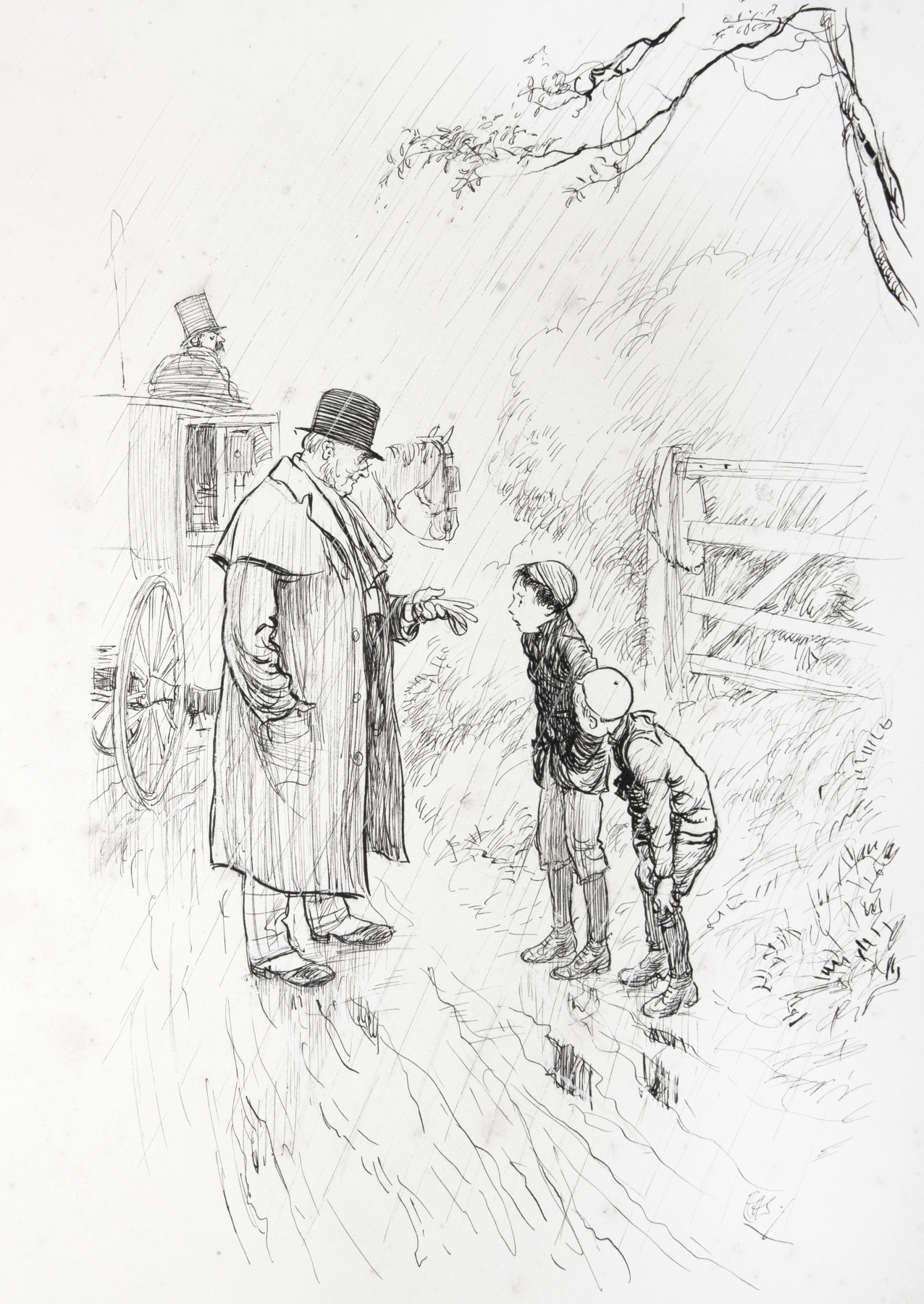 ヒロ Hiro ゴキンジョ E H Shepard 1879 1976 イギリスの挿絵画家 プーさん原作の挿絵で有名 キャラクターの佇まいと画面の中に広がる空間 カメラの位置が絵空間の中で明確 それが空間を感じさせるのかなぁ 自分がレイアウト設計する時の指針に