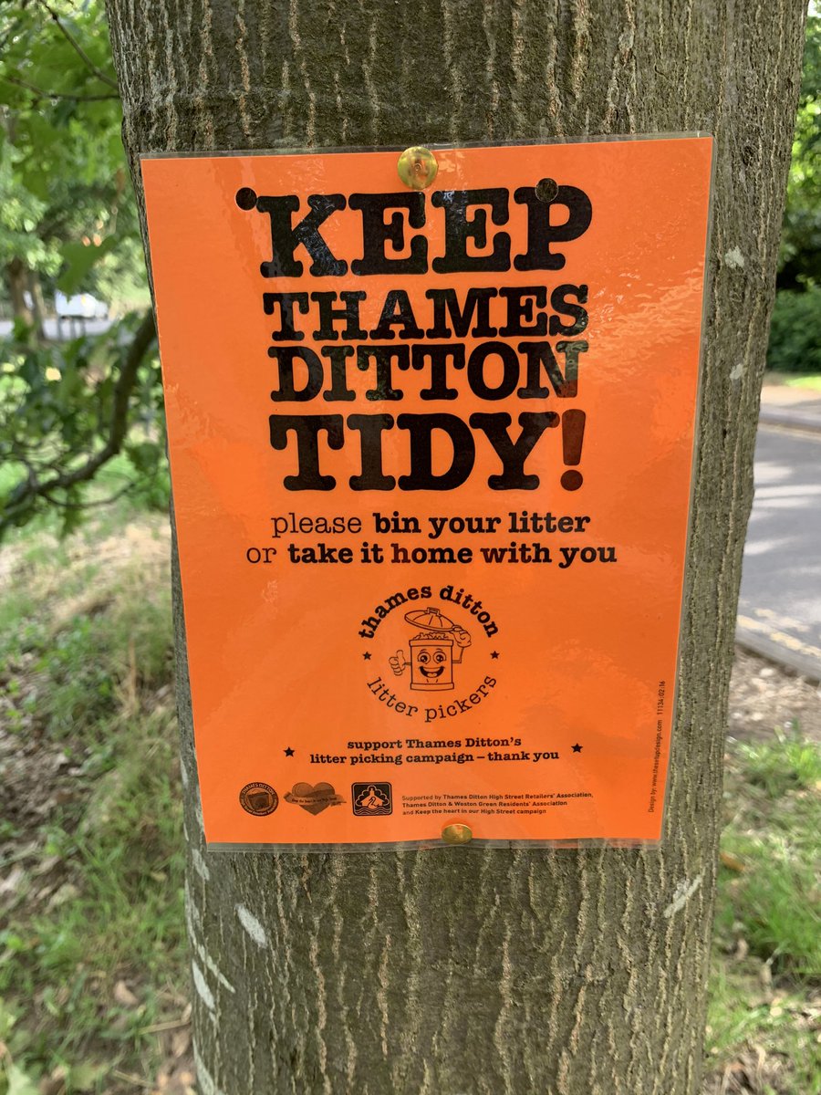 TDLitterPickers's tweet photo. Another busy morning with @TDLitterPickers @TDHighStreet #GiggsHillGreen #StationRoad #AshPath #StLeonardsRoad #SummerRoad #ChurchWalk etc etc @TDLitterPickers out in force #AlbanyReach too. The message #KeepTDTidy! @TDResidents @ElmbridgeBC https://t.co/XoW27QkzGv