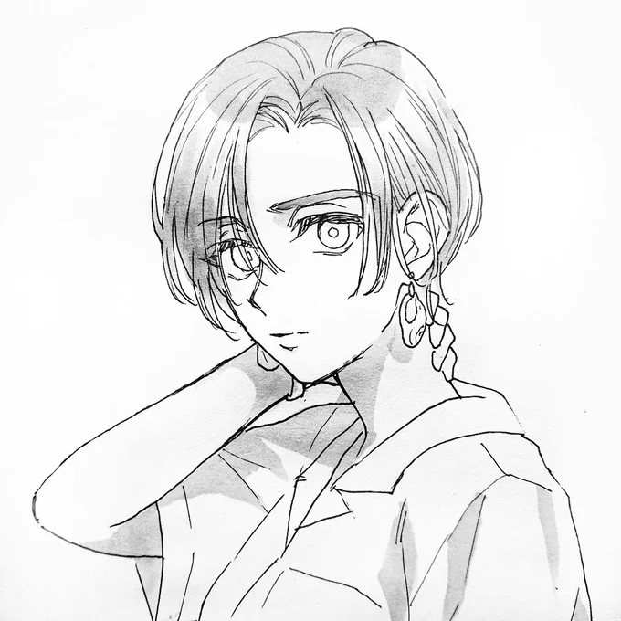 好きになったキャラはとりあえず描いとくタイプなので綾城さん描いた 