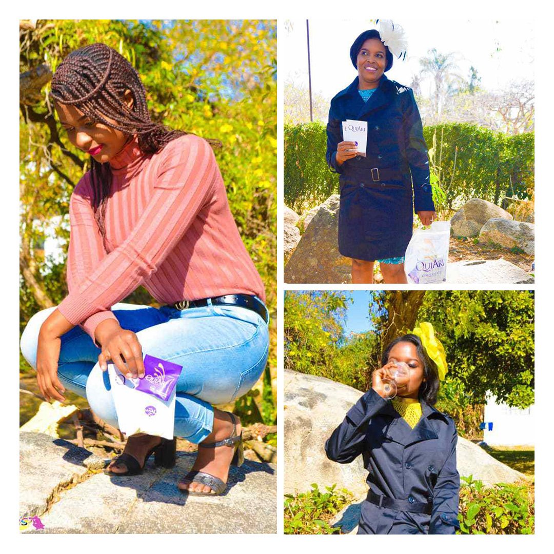 QuiAriOfficial's tweet photo. I'm Doroth Rangarira & and this is my #KickstartChallengeExperience! I received my first package and we are working very hard. Our #QuiAriFamily had an amazing picnic photoshoot! Team Zimbabwe is dreaming BIG - we want everyone to become part of the biggest family in the world. https://t.co/CbkoJqBT6R