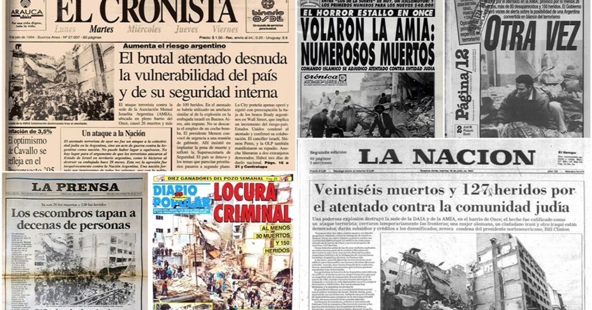 matiwasserman's tweet photo. Hace 26 años volaron la AMIA. 85 muertos, 300 heridos y muchísimas preguntas. Desde entonces, todos los 18 el mismo deja vu: la desilusión de estar igual que el año pasado; la esperanza del que viene estar más cerca de verdad y justicia. Abro hilo con un poco de historia (1/30) https://t.co/qMhaJBbWW7