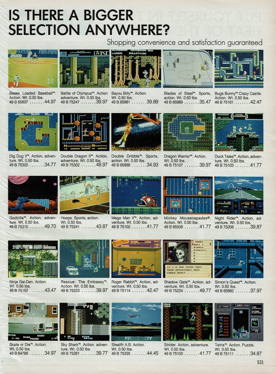 The NES ~ by this point, the SNES was roughly a year away. But surprisingly, the NES would keep chugging along until 1994!